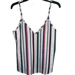 Shein Vertical Striped Multi Color Cami Top Size S
